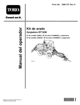 Toro Plow Kit, RT1200 Trencher Guía de instalación