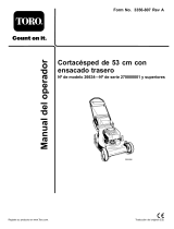 Toro 53cm Rear-Bagging Lawn Mower Manual de usuario