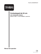 Toro 53cm Rear-Bagging Lawnmower Manual de usuario