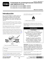 Toro 53cm Mulching/Rear Bagging/Side Discharging Lawn Mower Manual de usuario