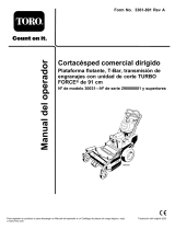 Toro Commercial Walk-Behind Mower, 15HP, T-Bar, Gear Drive Manual de usuario