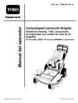 Toro Commercial Walk-Behind Mower, Floating Deck T-Bar Gear Manual de usuario