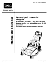 Toro Commercial Walk-Behind Mower, Floating Deck T-Bar Gear Manual de usuario