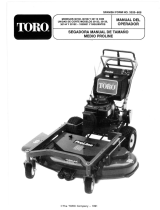 Toro Mid-Size Proline Gear Traction Unit, 12.5 hp Manual de usuario