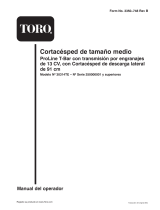 Toro Mid-Size ProLine T-Bar Gear, 13 HP Manual de usuario