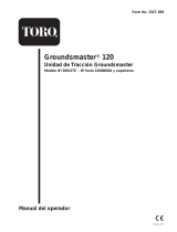 Toro Groundsmaster 120 Manual de usuario