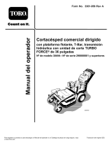 Toro Commercial Walk-Behind Mower, Floating Deck, Split Lever, Hydro Drive Manual de usuario