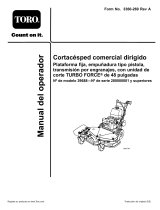 Toro Commercial Walk-Behind Mower, Fixed Deck, Pistol Grip, Gear Drive Manual de usuario