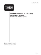 Toro 7" Cordless Trimmer Manual de usuario