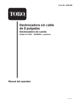 Toro 8in Cordless Trimmer Manual de usuario