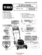 Toro Decal Kit, Models 20181, 20461, 20462 and 20463 Guía de instalación