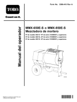 Toro MMX-650E-S Mortar Mixer Manual de usuario