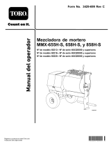 Toro MMX-658H-S Mortar Mixer Manual de usuario
