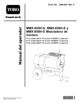 Toro MMX-655H-S Mortar Mixer Manual de usuario