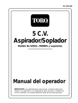 Toro 5 hp Lawn Vacuum Manual de usuario