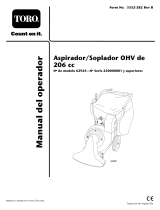 Toro 206cc OHV Vacuum Blower Manual de usuario