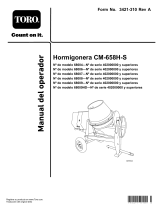 Toro CM-958H-PED Concrete Mixer Manual de usuario