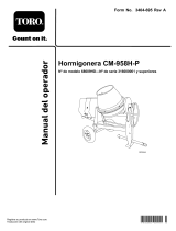 Toro CM-958H-P Concrete Mixer Manual de usuario