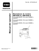 Toro MM-650E-S Mortar Mixer Manual de usuario