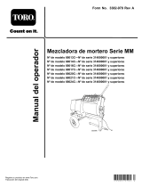 Toro MM-12511H-S Mortar Mixer Manual de usuario