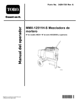 Toro MM-12511H-S Mortar Mixer Manual de usuario