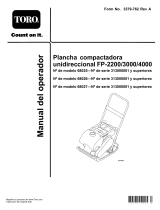 Toro FP-4000 Forward Plate Compactor Manual de usuario