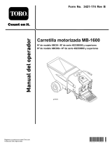 Toro MB-1600 Mud Buggy Manual de usuario