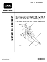 Toro CS-2 Concrete Saw Manual de usuario