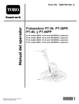 Toro PT-46 Power Trowel Manual de usuario