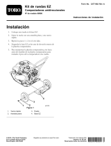 Toro EZ Wheel Plate Kit, Forward Plate Compactor Guía de instalación