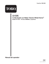 Toro 13-32G Rear Engine Rider Manual de usuario