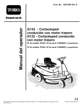 Toro G132 Manual de usuario