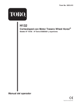Toro H132 Rear-Engine Riding Mower Manual de usuario