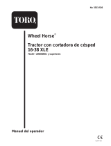 Toro 16-38XLE Lawn Tractor Manual de usuario