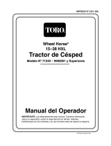 Toro 15-38HXL Lawn Tractor Manual de usuario