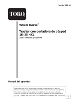 Toro 16-38HXLE Lawn Tractor Manual de usuario