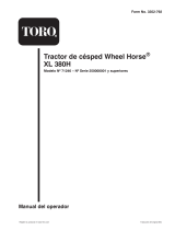 Toro Wheel Horse XL 380H Manual de usuario