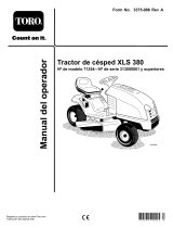 Toro XLS 380 Lawn Tractor Manual de usuario
