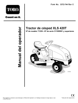 Toro XLS 420T Lawn Tractor Manual de usuario