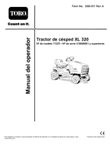 Toro XL 320 Lawn Tractor Manual de usuario