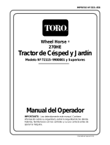 Toro 270-H Lawn and Garden Tractor Manual de usuario
