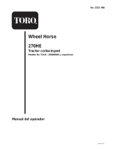 Toro 270-HE Lawn and Garden Tractor Manual de usuario