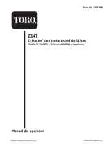 Toro Z147 Z Master, With 112cm SFS Side Discharge Mower Manual de usuario