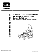 Toro Z557 Z Master, With 152cm TURBO FORCE Side Discharge Mower Manual de usuario