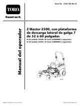 Toro Z500 Z Master, With 52in 7-Gauge Side Discharge Mower Manual de usuario