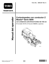 Toro Z Master 8000 Series Riding Mower, Manual de usuario