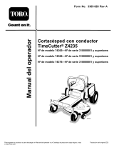 Toro TimeCutter Z5035 Riding Mower Manual de usuario