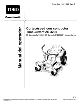 Toro TimeCutter ZS 3200 Riding Mower Manual de usuario