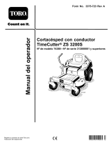 Toro TimeCutter ZS 3200S Riding Mower Manual de usuario