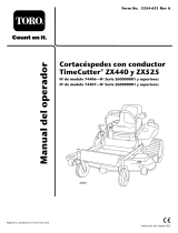 Toro TimeCutter ZX440 Riding Mower Manual de usuario